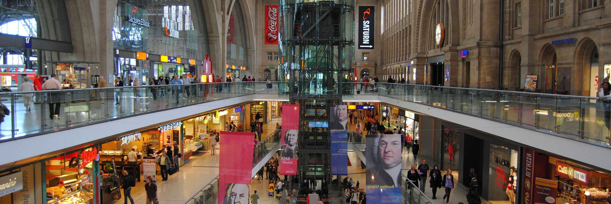 [Translate to English:] Shopping-Center Promenaden Hauptbahnhof Leipzig