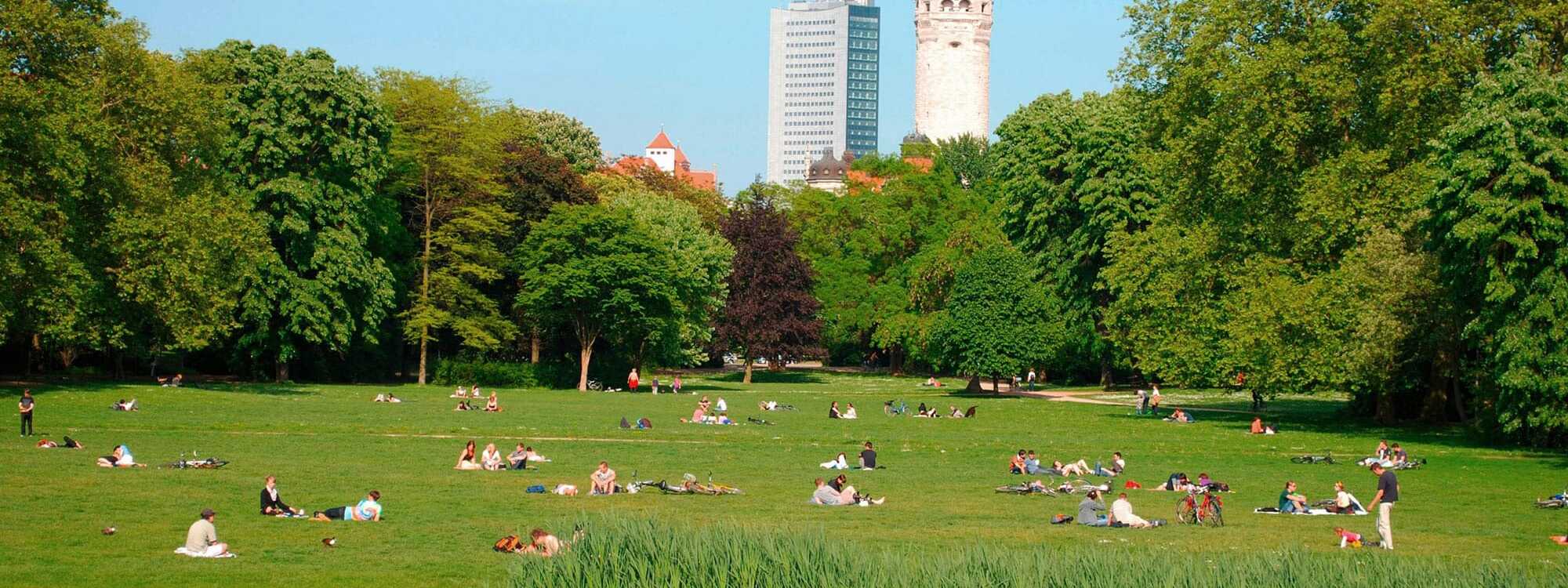 [Translate to English:] Johannapark in Leipzig